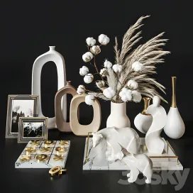 Decoration cotton pampas